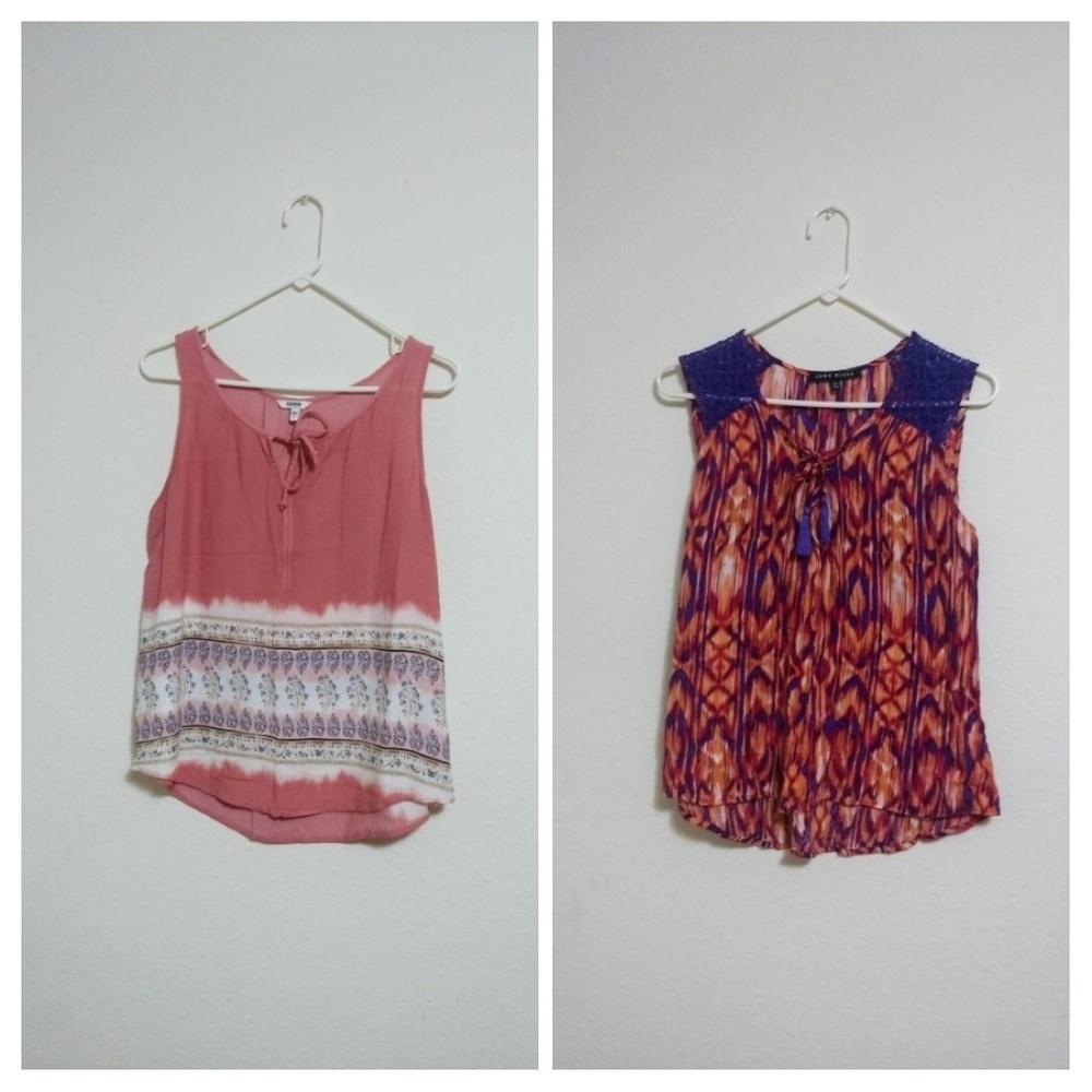 Bundle of 2 cute tanks